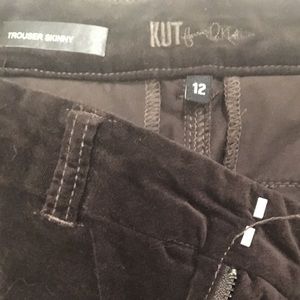 Black Velvet Skinny Trousers